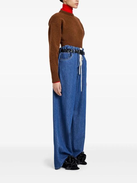 Proenza Schouler Randi ribbed-knit sweater - Brown