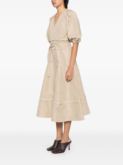 3.1 Phillip Lim gathered detailing dress - Neutrals