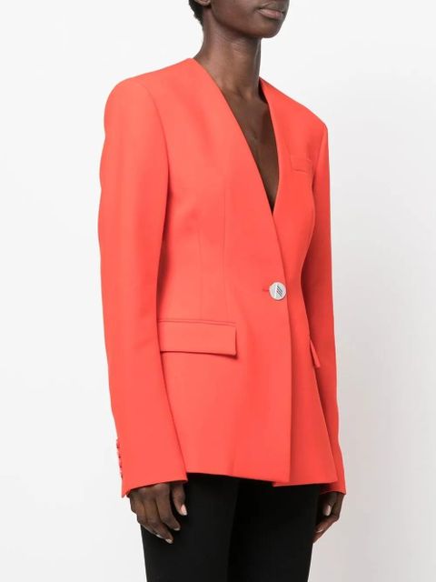 The Attico Thelma single-breasted blazer - Red