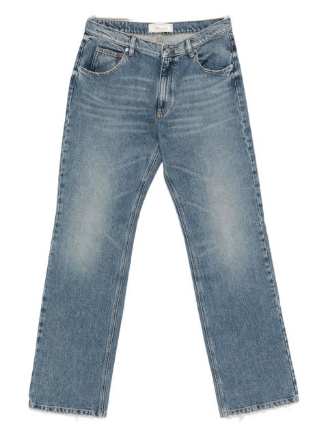 Blumarine frayed-hem jeans - Blue