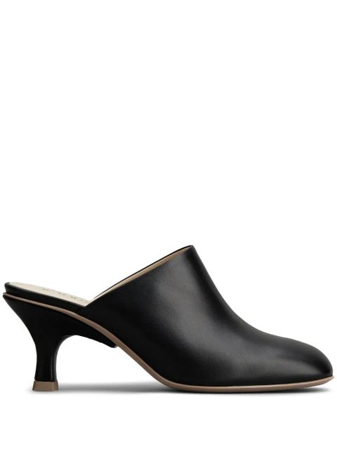 Tod's 65 leather mules - Black - zdjęcie produktu nr 1