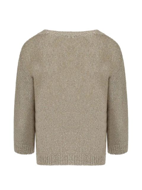 Weekend Max Mara crew-neck sweater - Neutrals - zdjęcie produktu nr 2