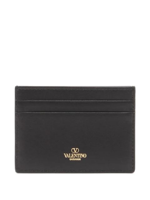 Valentino Garavani card holder The Bold Edition in calfskin - Black - zdjęcie produktu nr 2