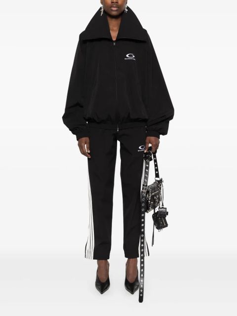 Balenciaga logo-embroidered track pants - Black - zdjęcie produktu nr 2