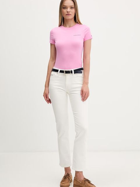 Tommy Jeans t-shirt damski bawełniany - zdjęcie produktu nr 1