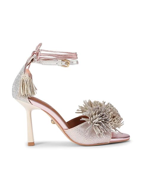 Kurt Geiger London sandały Pom Pom Ankle Tie Sandal - zdjęcie produktu nr 1
