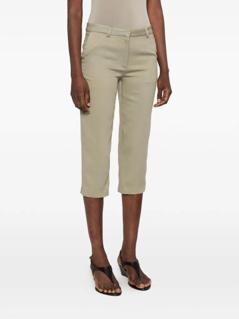 The Frankie Shop Lior belt-loops trousers - Green