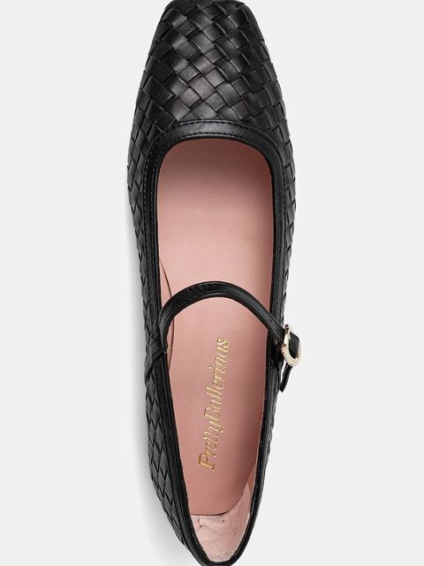 Pretty Ballerinas baleriny skórzane Camille kolor czarny 52205_A