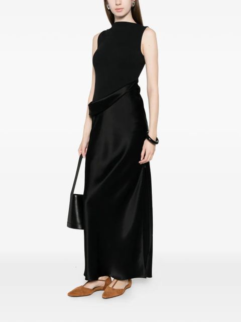 Nanushka draped maxi dress - Black - zdjęcie produktu nr 2