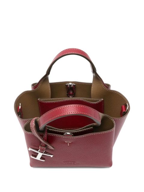 Tod's micro leather tote bag - Red