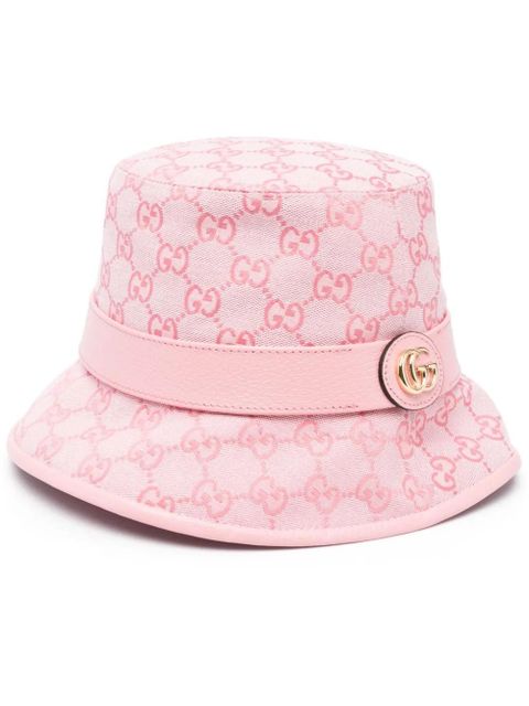 Gucci GG-canvas bucket hat - Pink - zdjęcie produktu nr 1