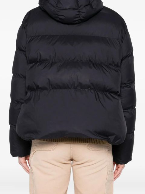 PINKO quilted high-neck puffer jacket - Blue