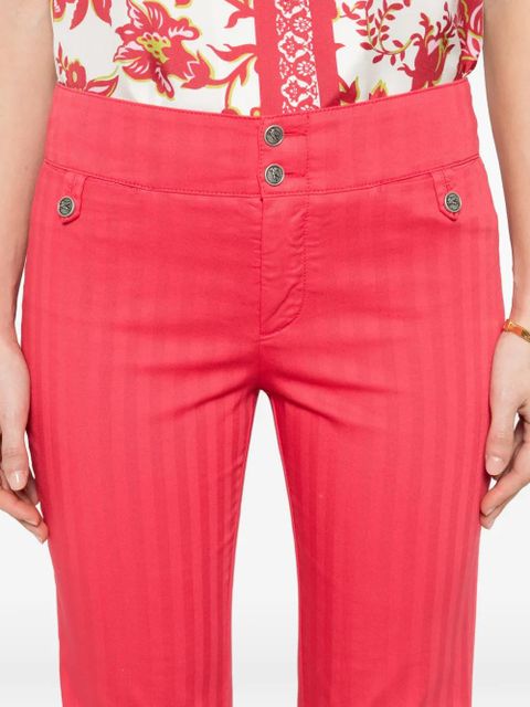 ETRO front-pocket straight trousers - Pink