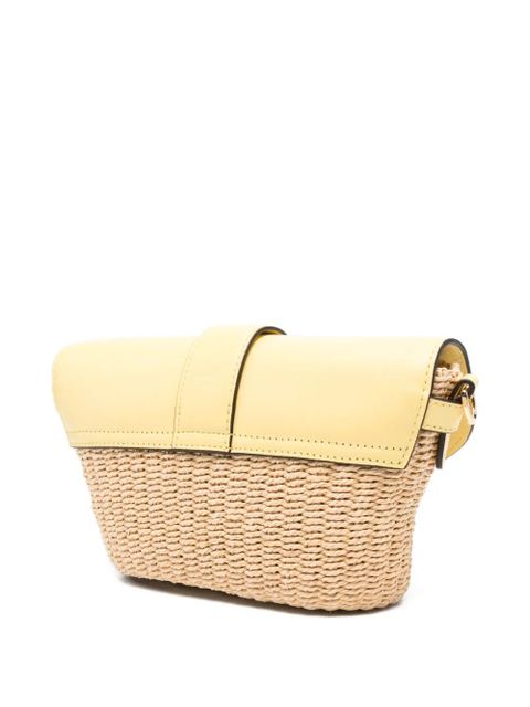 Lauren Ralph Lauren Lynden woven flap tote bag - Neutrals