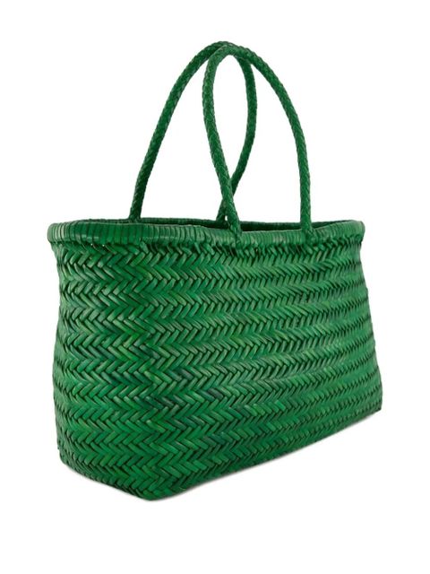 DRAGON DIFFUSION Triple Jump leather shoulder bag - Green