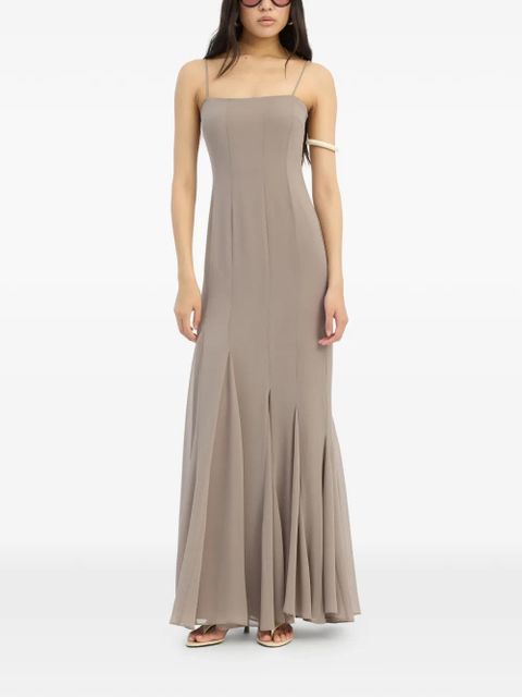 ROTATE BIRGER CHRISTENSEN chiffon strap maxi dress - Grey - zdjęcie produktu nr 2