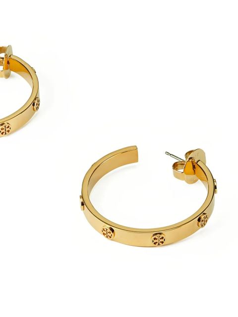 Tory Burch Miller stud hoop earring - Gold