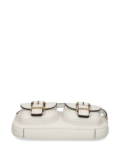 Michael Kors leather shoulder bag - White