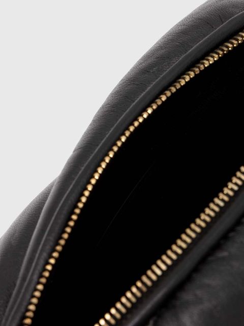 Fiorucci torebka skórzana Black Leather Mella Bag