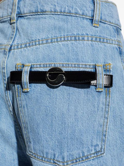 Coperni belt-detail shorts - Blue