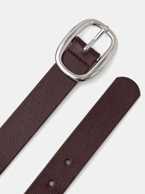 Sisley pasek damski kolor bordowy 6GYWWL02T