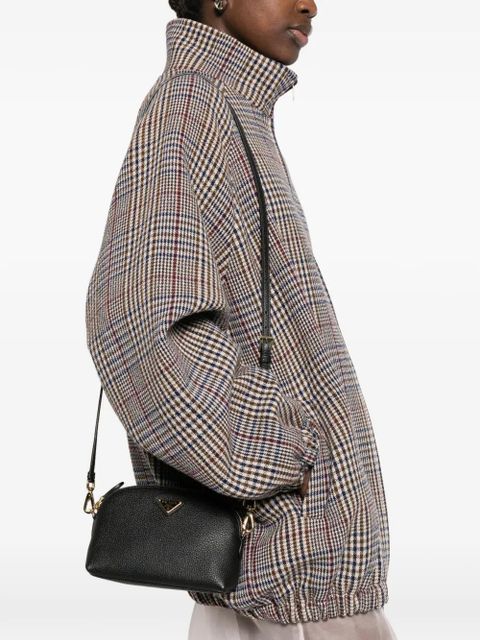 Prada Vit Daino Soft mini bag - Black - zdjęcie produktu nr 2