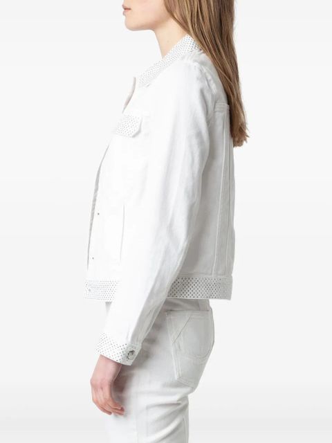 Zadig&Voltaire Kioky denim jacket - White