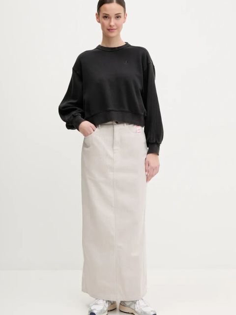 adidas Originals bluza bawełniana Essential damska kolor czarny gładka JP2515