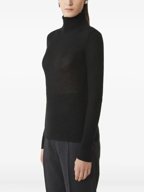Lanvin ribbed turtleneck sweater - Black - zdjęcie produktu nr 1