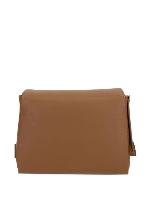 Jil Sander logo-stamp leather shoulder bag - Brown - zdjęcie produktu nr 2