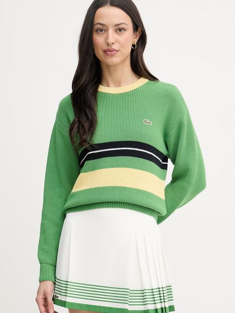 Lacoste sweter damski z dodatkiem wełny - zdjęcie produktu nr 1
