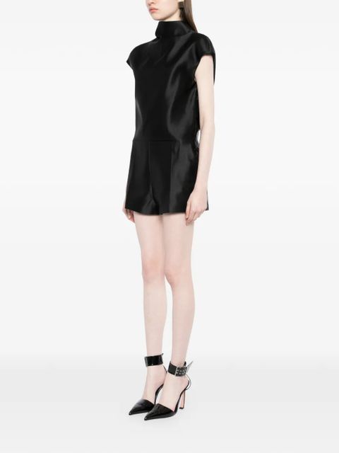 TOM FORD high-neck playsuit - Black