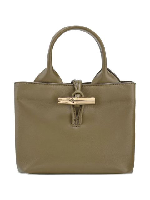 Longchamp Le Roseau XS clasp mini bag - Green - zdjęcie produktu nr 1