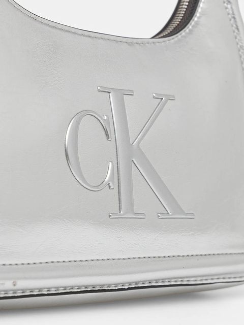 Calvin Klein torebka kolor srebrny LV04F3332G