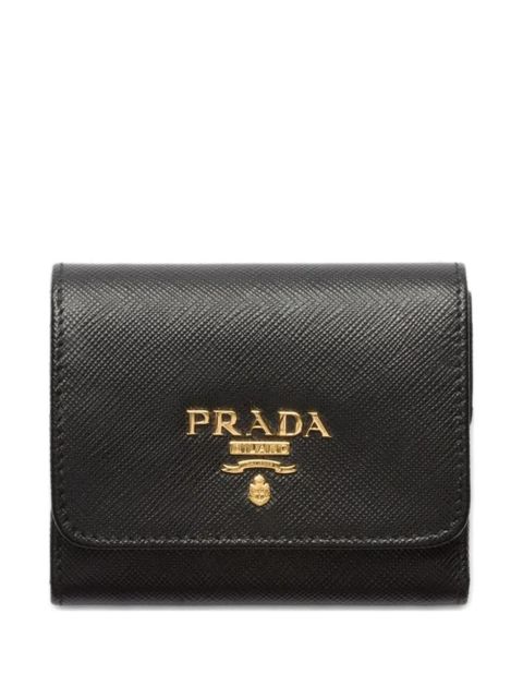Prada small saffiano leather wallet - Black - zdjęcie produktu nr 1