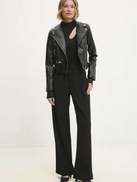 Answear.LAB body damskie kolor czarny gładka