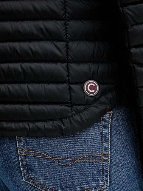 Colmar kurtka puchowa kolor czarny przejściowa 2214.2YO