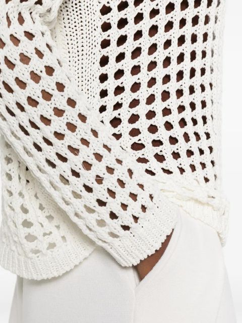 Max Mara white sweater