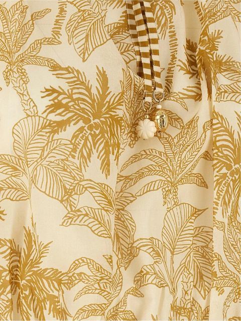 ERES Crocodile patterned top - Neutrals