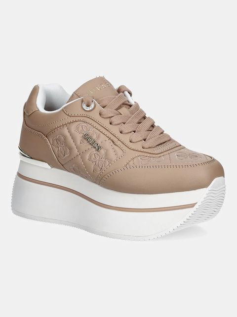 Guess sneakersy CAMRIO9 damskie kolor beżowy FLTCM9 FAL12 - zdjęcie produktu nr 1