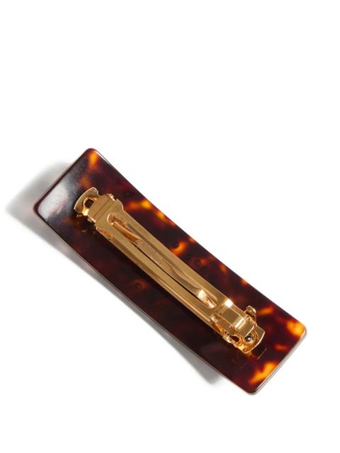 Valentino Garavani VLogo Signature hair clip - Brown