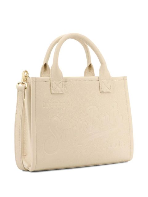 MC2 Saint Barth midi Vanity leather shoulder bag - Neutrals