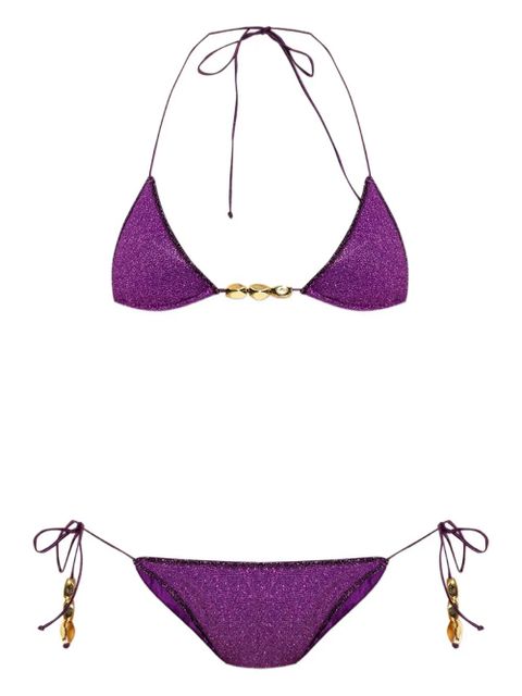 Oséree glitter-detailing bikini - Purple - zdjęcie produktu nr 1