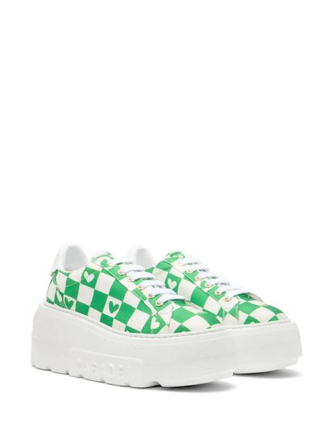 Casadei x Alessandro Enriquez Nexus lace-up sneakers - Green - zdjęcie produktu nr 2