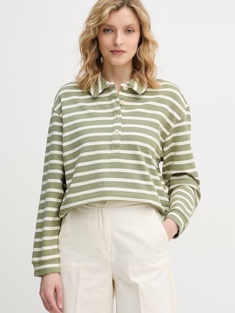United Colors of Benetton longsleeve damski bawełniany - zdjęcie produktu nr 2