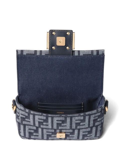 FENDI mini Baguette® chain tote bag - Blue