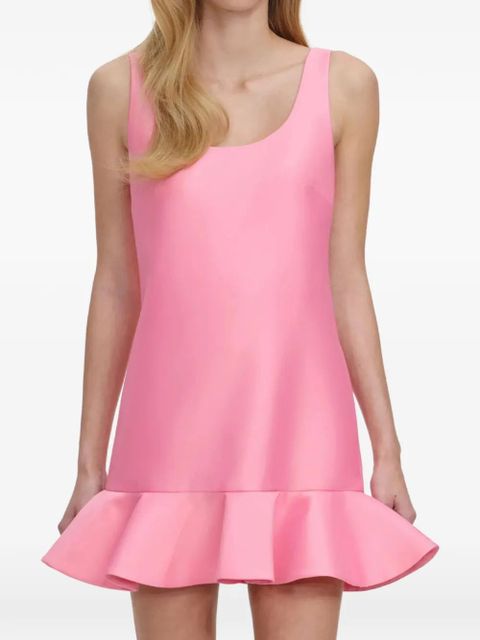 Self-Portrait ruffled mini dress - Pink