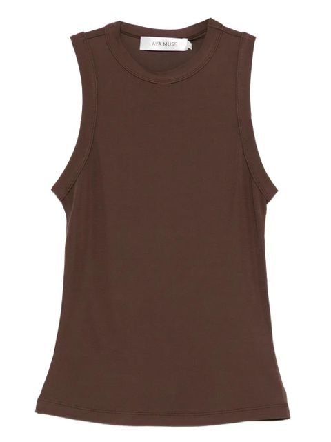 Aya Muse sleeveless tank top - Brown - zdjęcie produktu nr 1