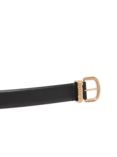 PINKO buckled leather belt - Black