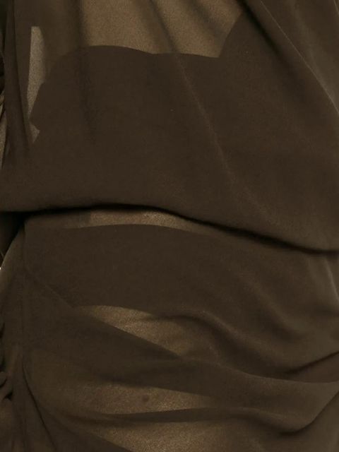 ENTIRE STUDIOS long-sleeves maxi dress - Brown